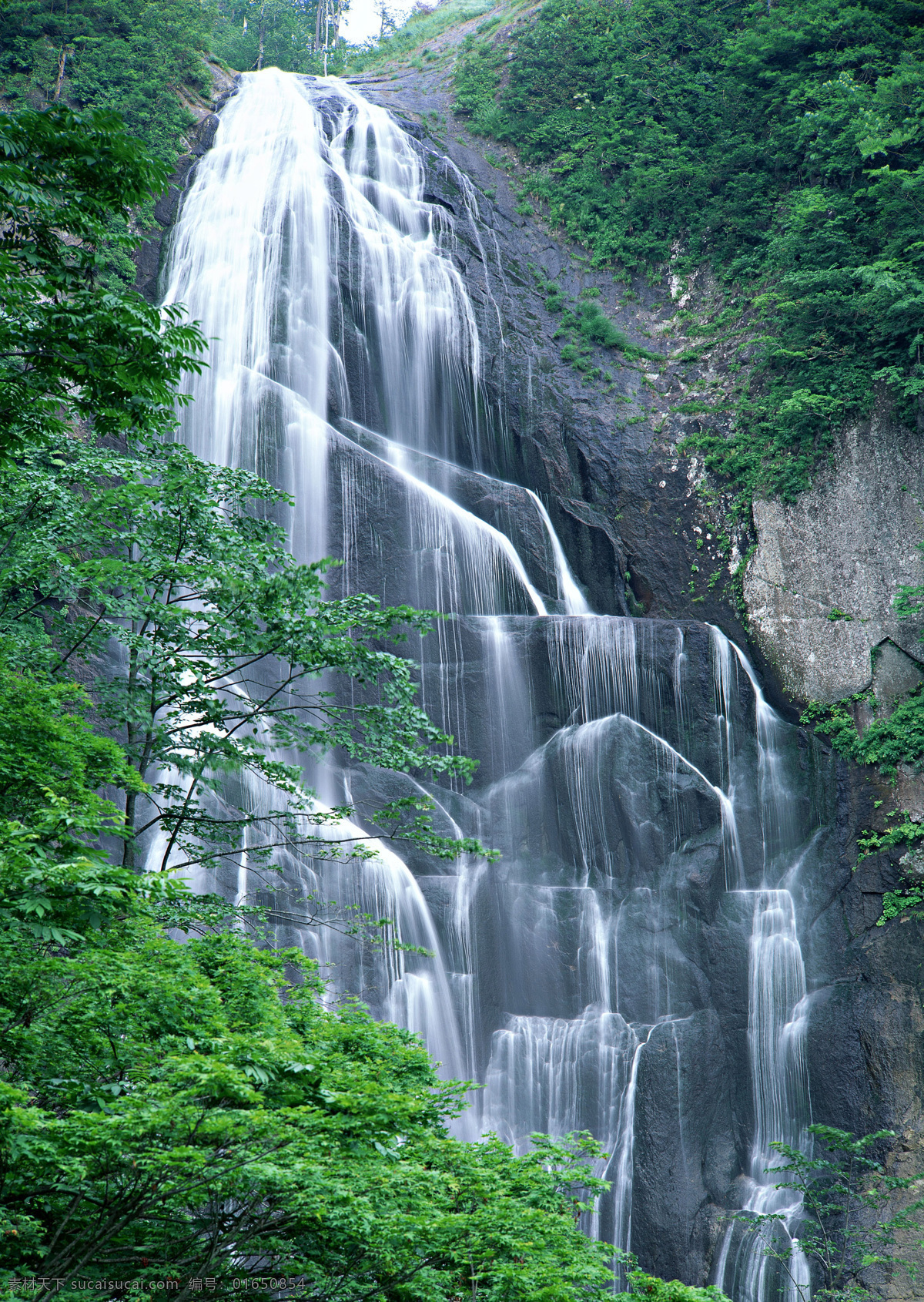 瀑布之美 白练垂空 飞流直下 飞瀑高悬 飞瀑如练 高山流水 高崖飞瀑 自然景观 山水风景