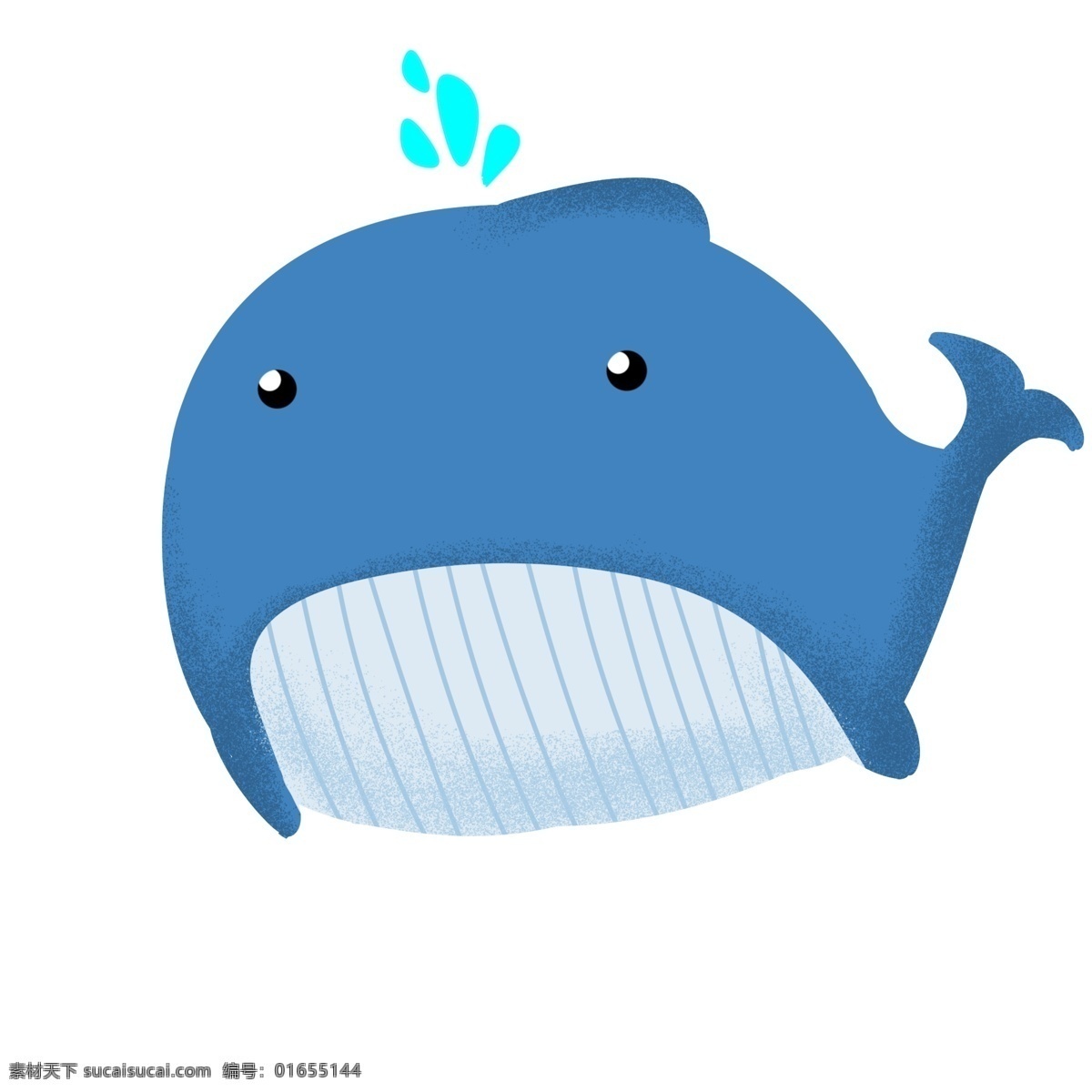 蓝色 可爱 大 鲸鱼 插画 蓝鲸 可爱的鲸鱼 大鲸鱼插画 喷水的鲸鱼 动物 蓝色的大鲸鱼 红色 条纹 斑纹 白色的肚皮