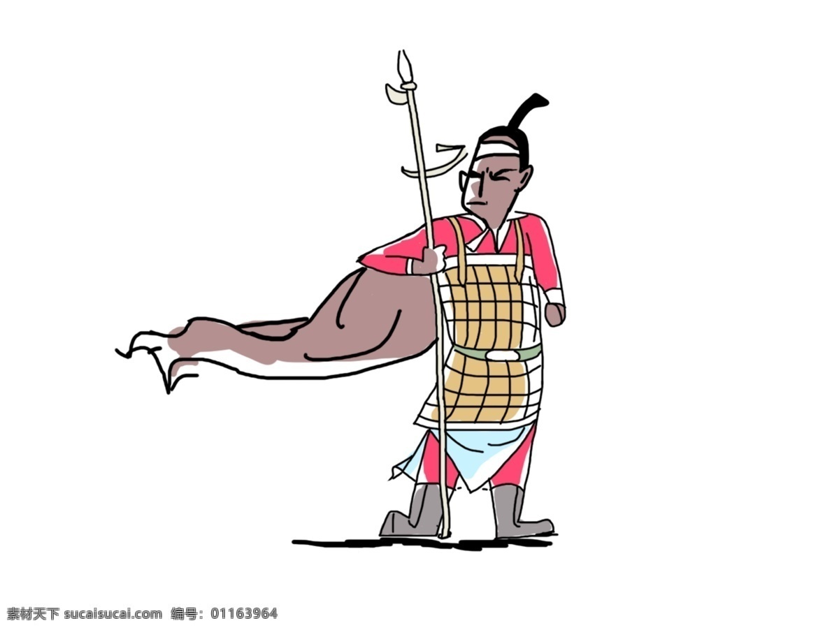 古代 武士 男性 古代武士男性 卡通人物 卡通动物 卡通绘制 卡通