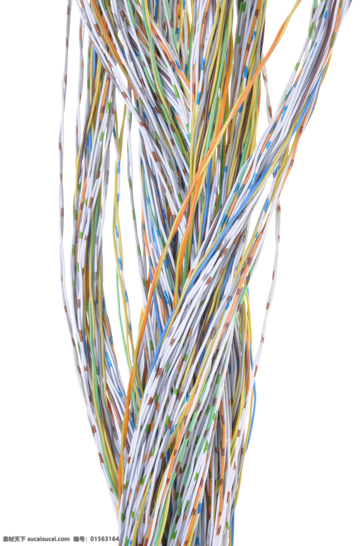 捆 彩色 网线 一捆彩色网线 网络通讯 通讯科技 数据中心 现代科技 通讯网络