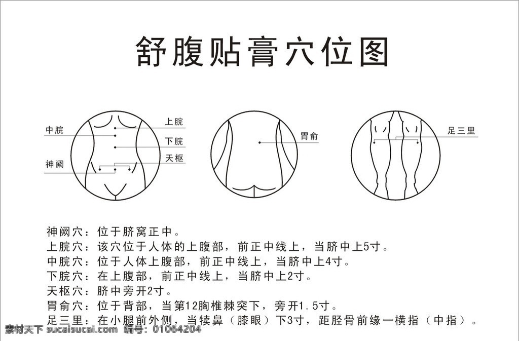 舒服贴穴位图 穴位图 舒服贴 穴位 说明书 其他设计 矢量