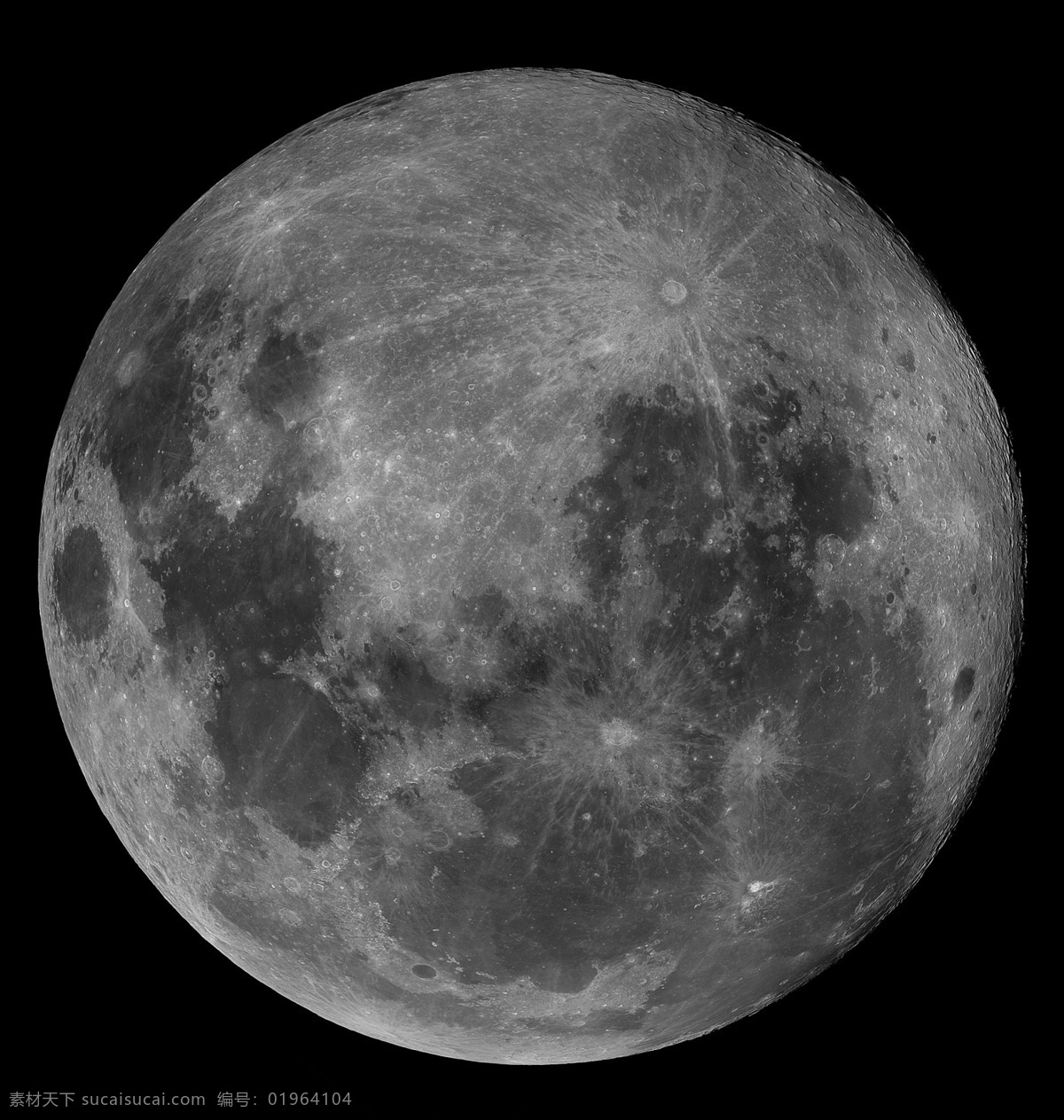 高精度月球 moon 静海 满月 自然景观