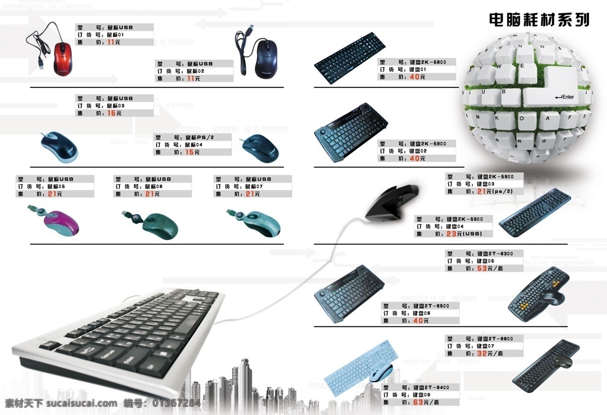 画册 背景 电脑 广告设计模板 画册设计 键盘 科技 鼠标 白 框 数码 数字 球 源文件