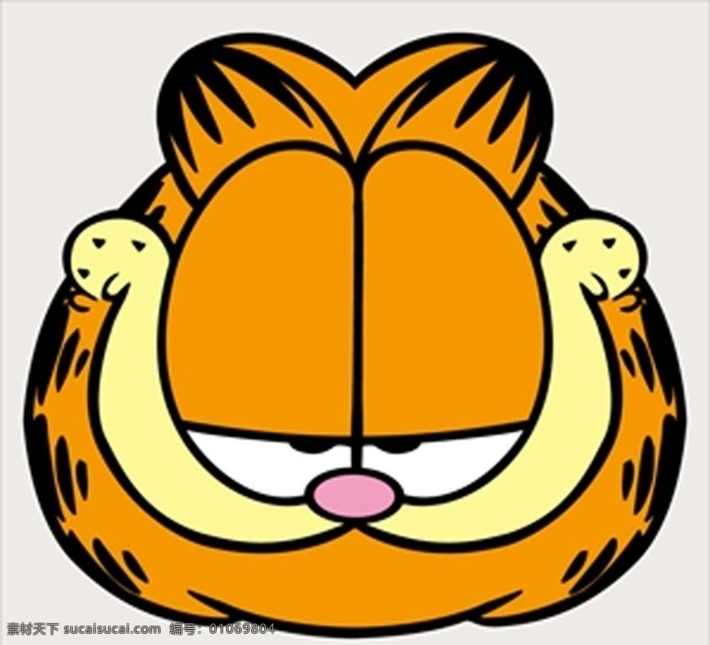 加菲猫 卡通图案 卡通头像 猫 头像 咖啡猫 肥猫 儿童 卡通 咖啡猫头像 失量图 失量咖啡猫 其他设计 矢量