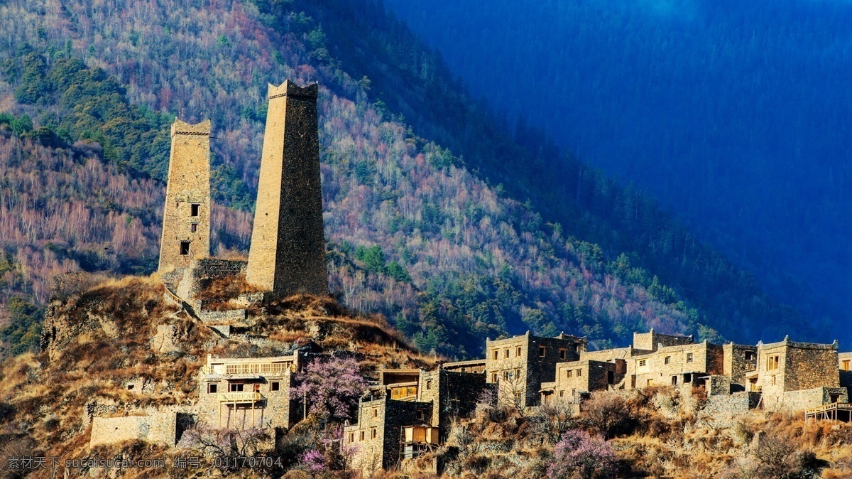 四川 丹巴 藏 寨 风景