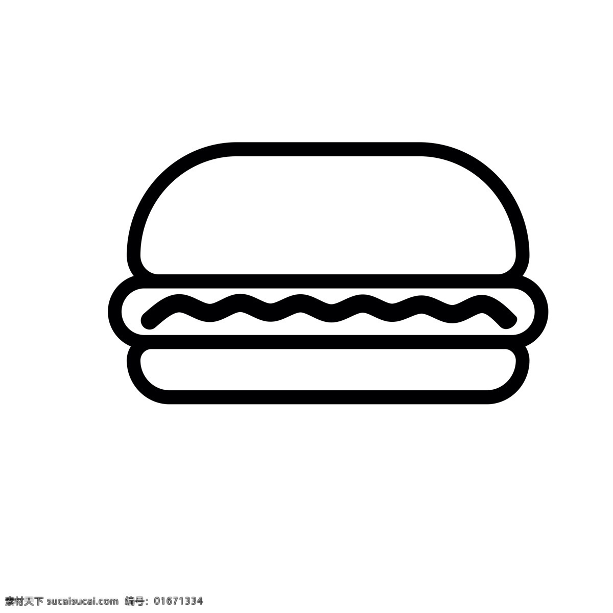 卡通 三明治 汉堡 西餐 快餐 扁平化ui ui图标 手机图标 游戏ui 界面ui 网页ui h5图标