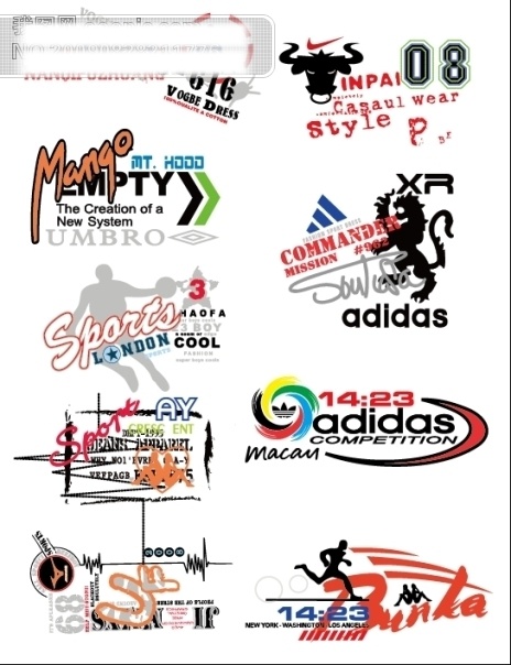 运动 品牌 logo 51 adidas kappa nike 企业 标识 标记 矢量图 商标 全套 服装矢量印图 puma reebok lining 商标设计 矢量 图标 标志 节日素材 五一劳动节