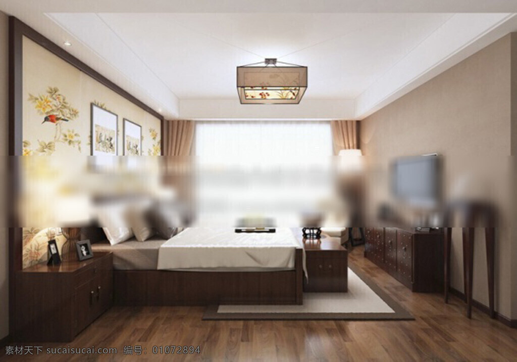 卧室 3d 模型 3d模型下载 3dmax 现代风格模型 欧式风格 复古 经典风格