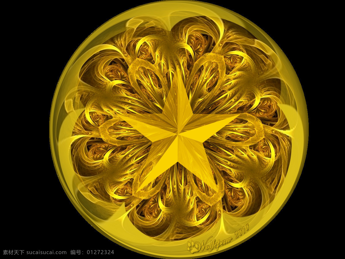 金色 星星 点缀 ps笔刷