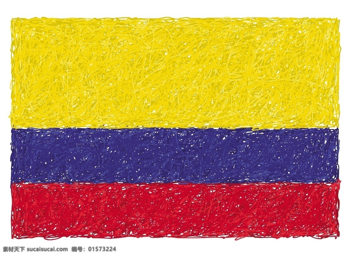 哥伦比亚国旗 黄色