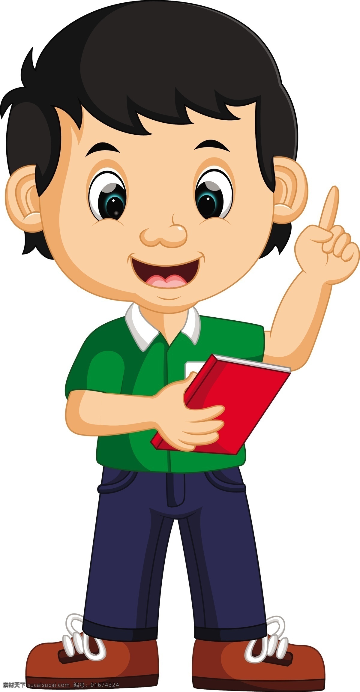 读书 的卡 通 男孩 卡通 书本 快乐 孩子 童年 可爱 学习 教育 小学 插图 学前班 小学生 微笑 少年 人物形象 矢量素材 矢量人物 矢量场景 动漫动画 动漫人物