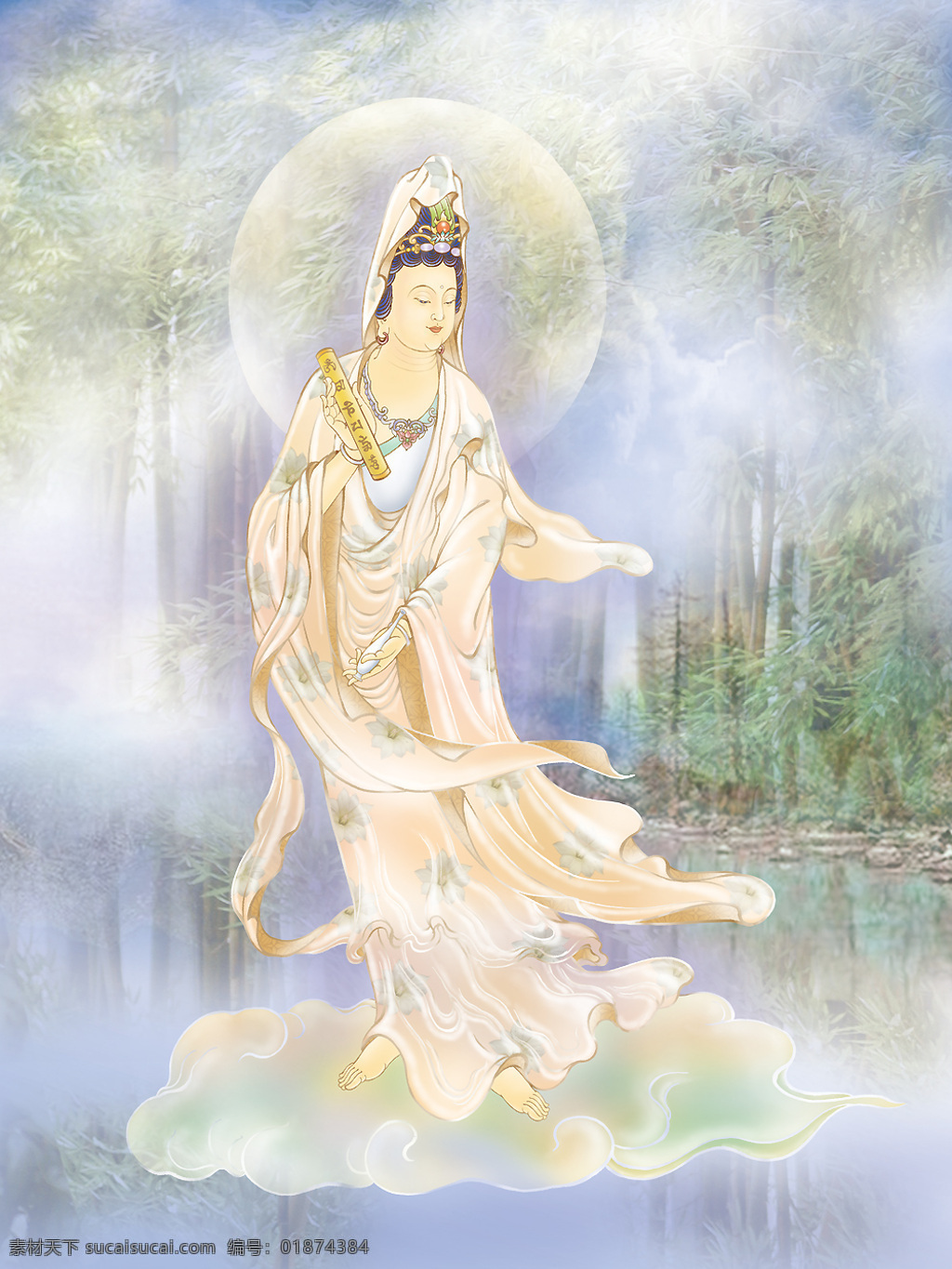 三 十 观音 六时 三十三观音 六时观音 观世音 文化艺术 宗教信仰 设计图库 国画