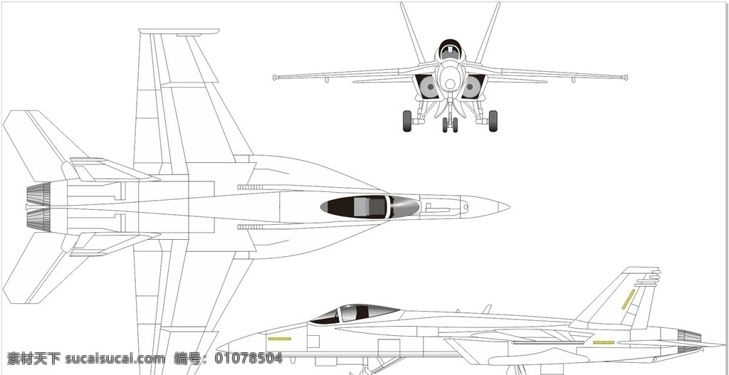 飞机 飞机设计 战机 战斗机 插画 装饰画 简笔画 线条 线描 简画 黑白画 卡通 手绘 简单手绘画 矢量图 军事武器 现代科技