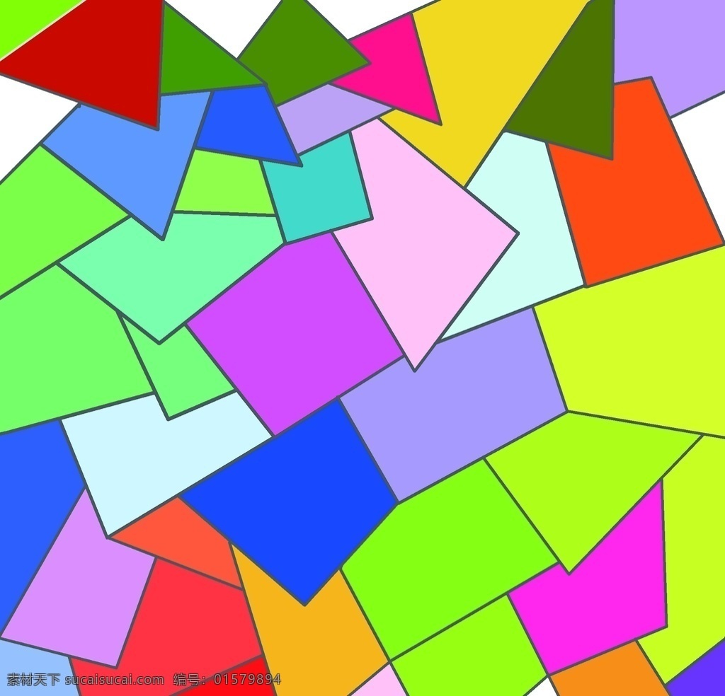 彩色几何 玻璃 几何 简单图案 手绘图案 几何填充 彩色多边形 不规则几何 不规则图案