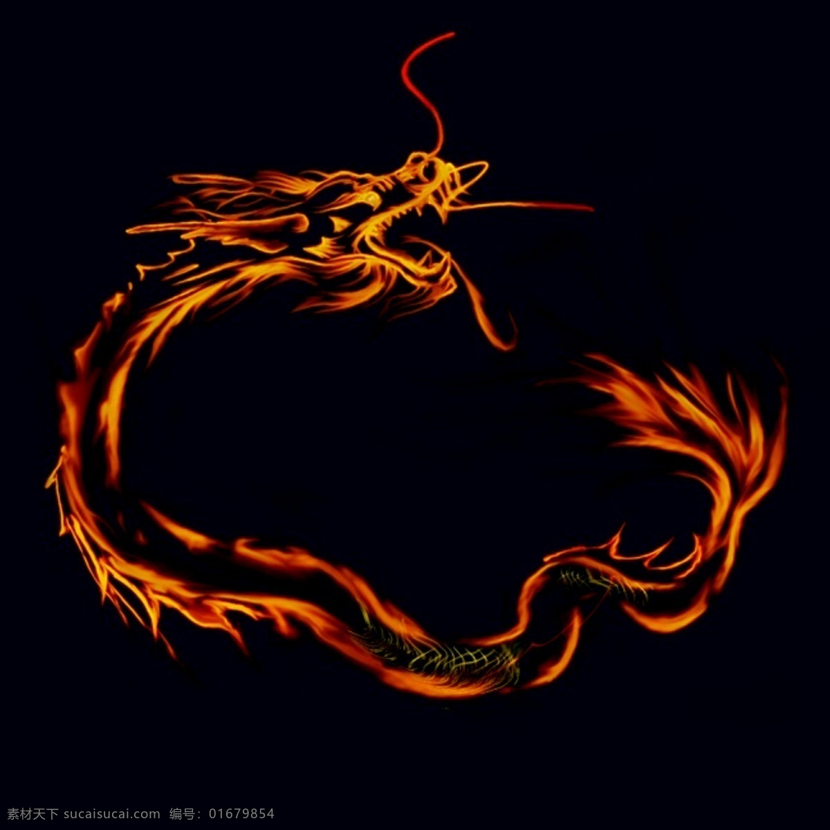 龙火焰抠图 龙 火焰 火 红 龙族 图标 分层