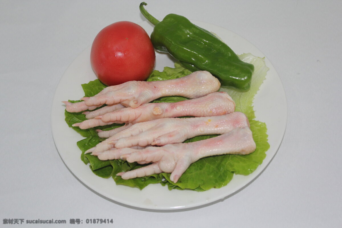 鸡爪 鸡大腿 食物 蔬菜 绿色 荤菜 绿色食品 有机食品 背景 鸡肉 食物原料 餐饮美食