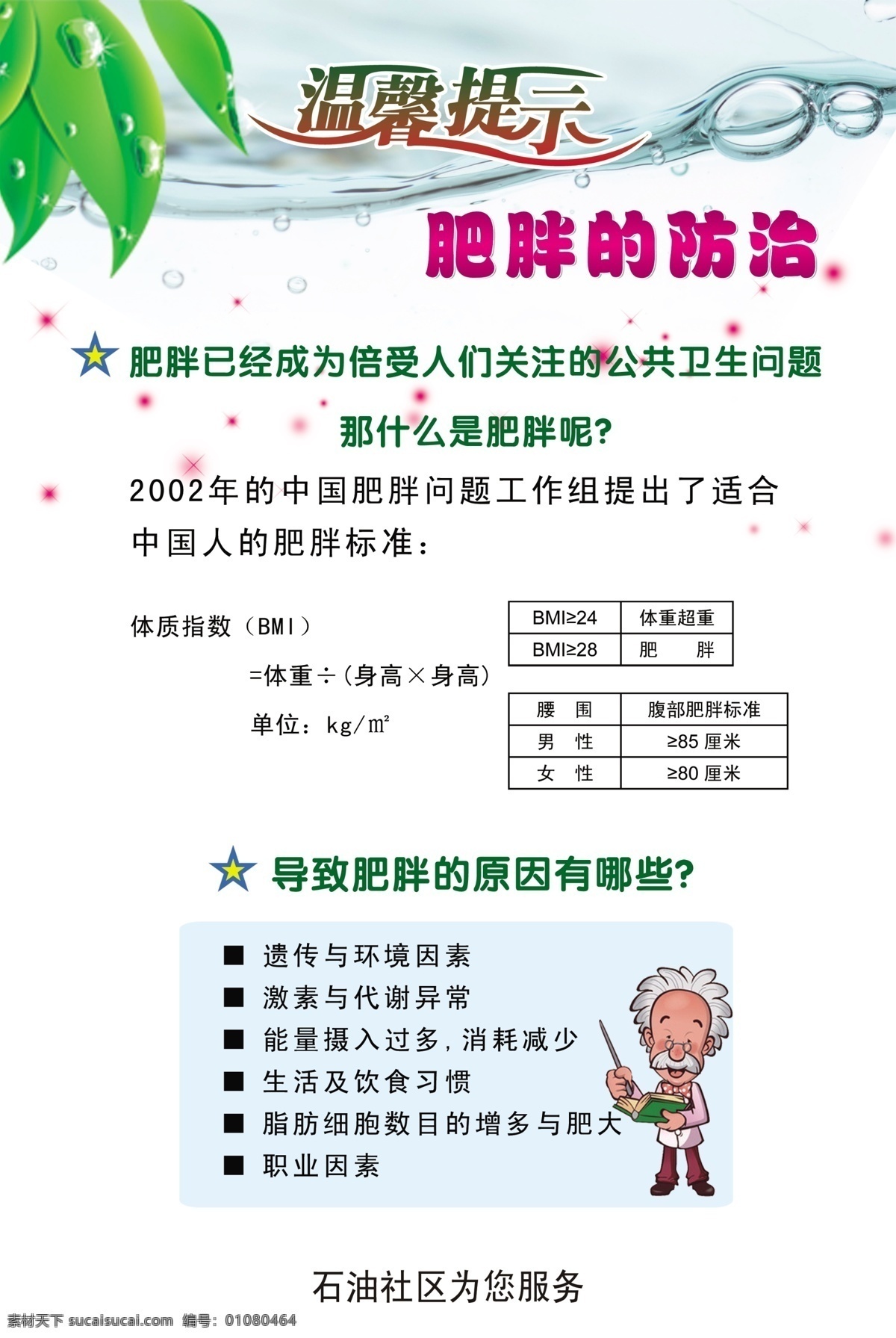 广告设计模板 广告素材 画册设计 健康 社区 温馨提示 写真 源文件 什么是肥胖 展板 肥胖的防治 减肥方法 海报 其他海报设计