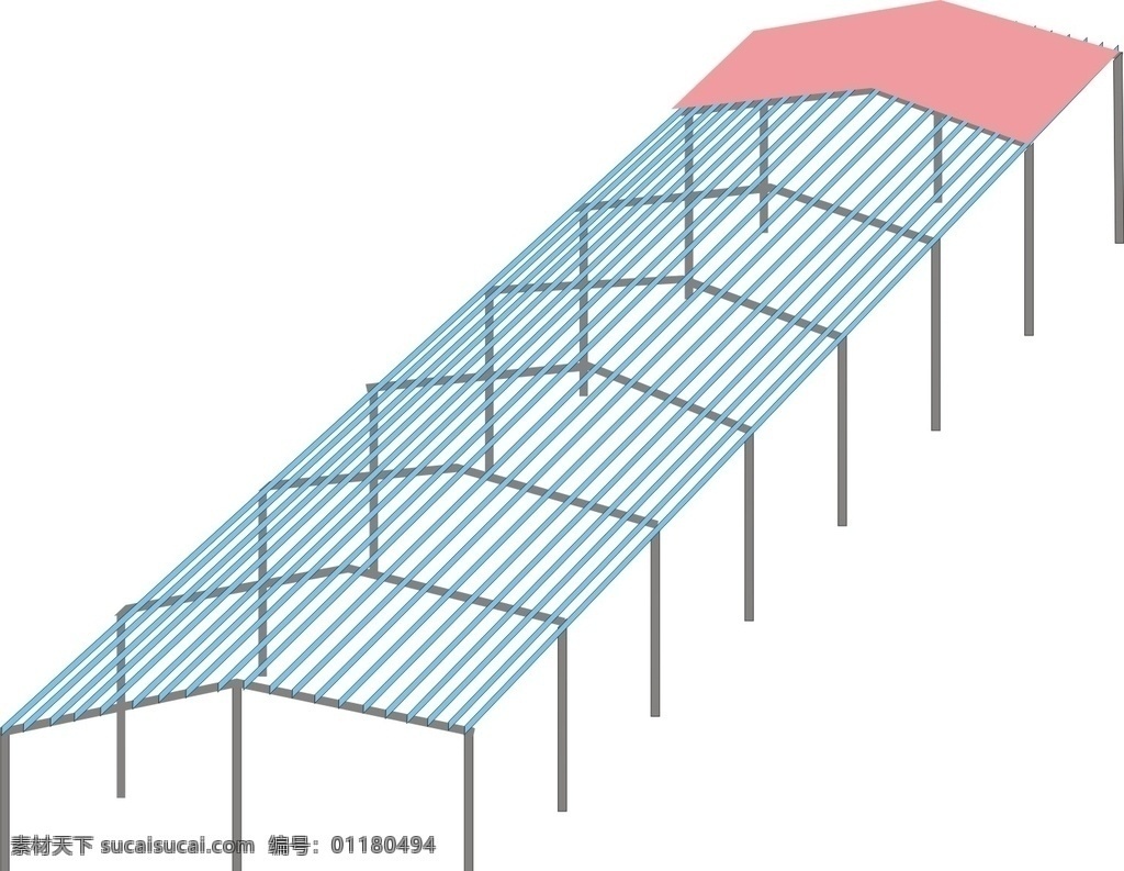 钢结构房 钢结构 平面图 铁皮房 结构图 草图