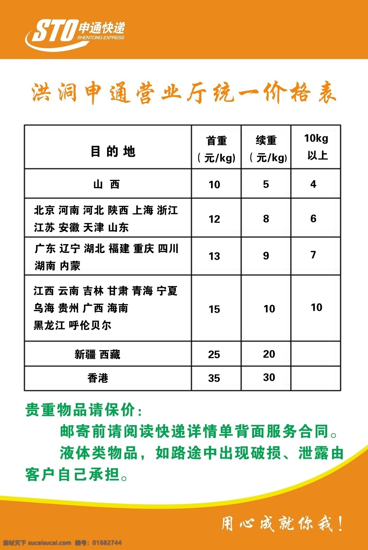申通 快递 申通快递 版面 制度 分层