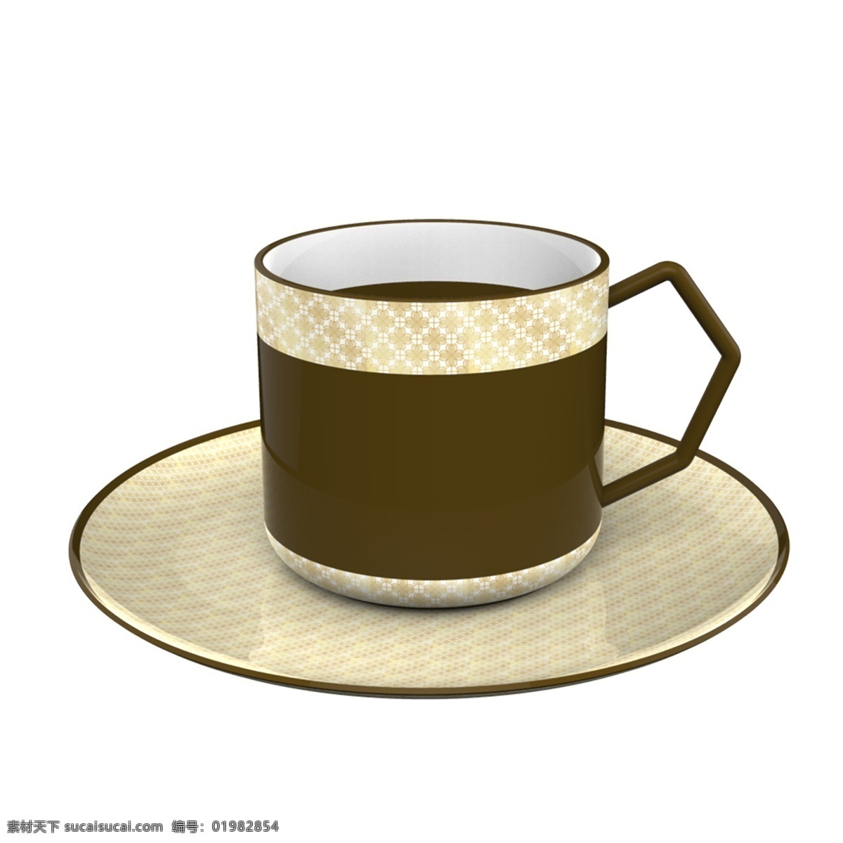 咖啡杯 水杯 免 抠 图案 杯子 陶瓷杯 杯子模型 三维 立体 模型 茶具 生活用品 家居用品 喝水