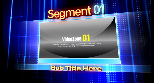 蓝色 高清 视频 模板 背景视频 片头 视频模板下载 源文件 视频展示 其他视频