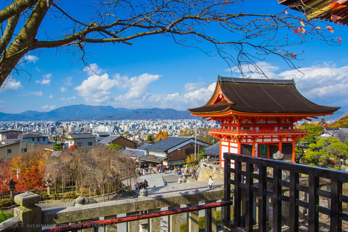 美丽 日本 风景 日本旅游风光 蓝天 白云 天空 城市鸟瞰 日本寺庙 天空风景 美丽风景 风景摄影 美丽景色 美景 城市风光 环境家居