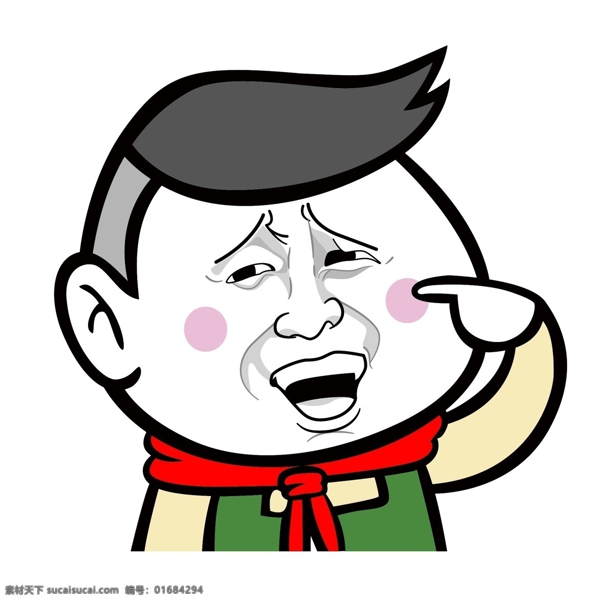 卡通 暴 走 搞笑 表情 暴走 矢量 动漫动画 动漫人物