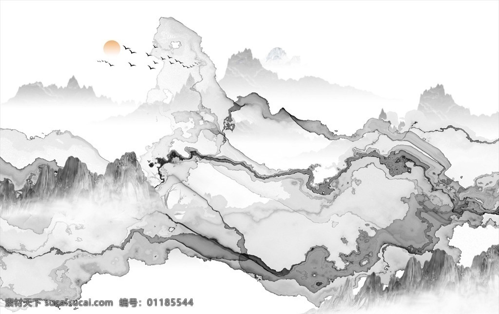 水墨山水 山水 山水画 意境山水 禅意山水 水墨画 水墨山水画 写意山水 线条山水 线条 泼墨 水墨 水墨壁画 中式 新中式 墨韵 山 中式水墨山 泼墨山 山水背景 水墨背景 背景墙 水墨船 抽象山水 抽象 抽象装饰画 意境抽象 新中式抽象画