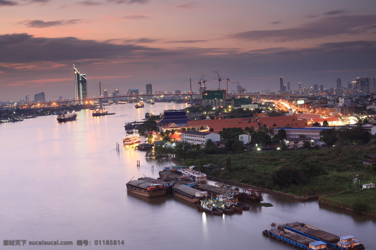 水上 城市 美丽 夜景 水上城市夜景 城市美景 夜景景色 城市建筑 美丽都市 城市风光 环境家居