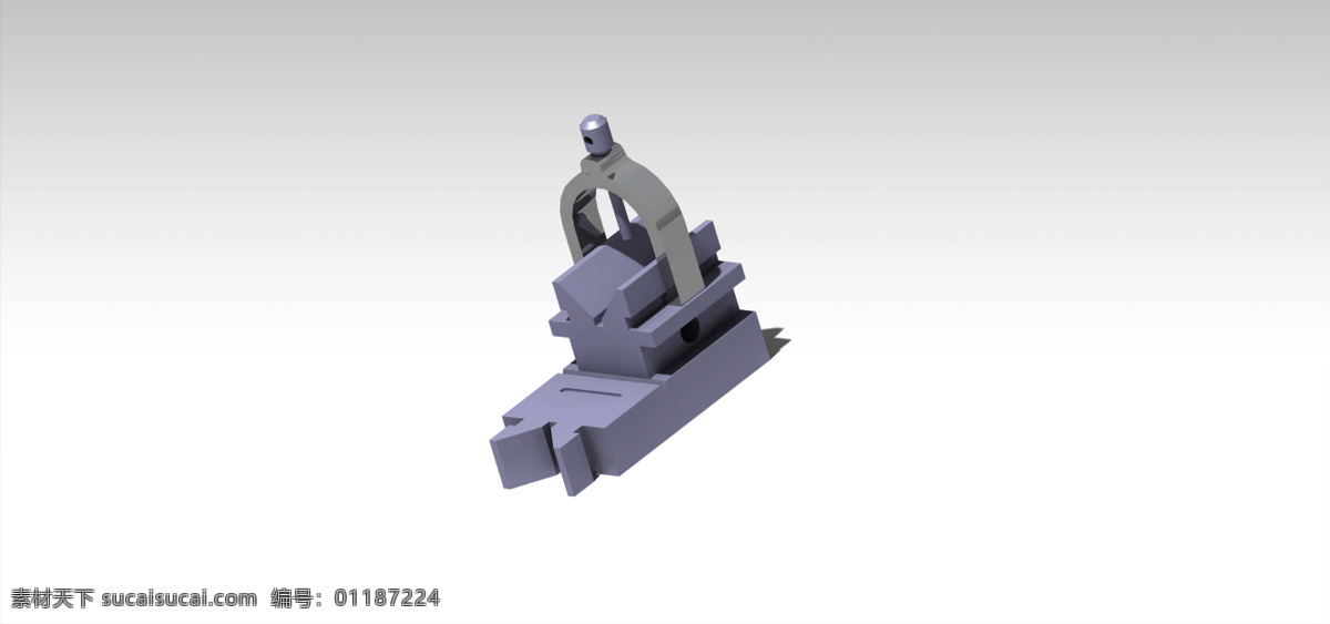 v 形 块 组件 工业设计 零件 夹具 3d模型素材 电器模型