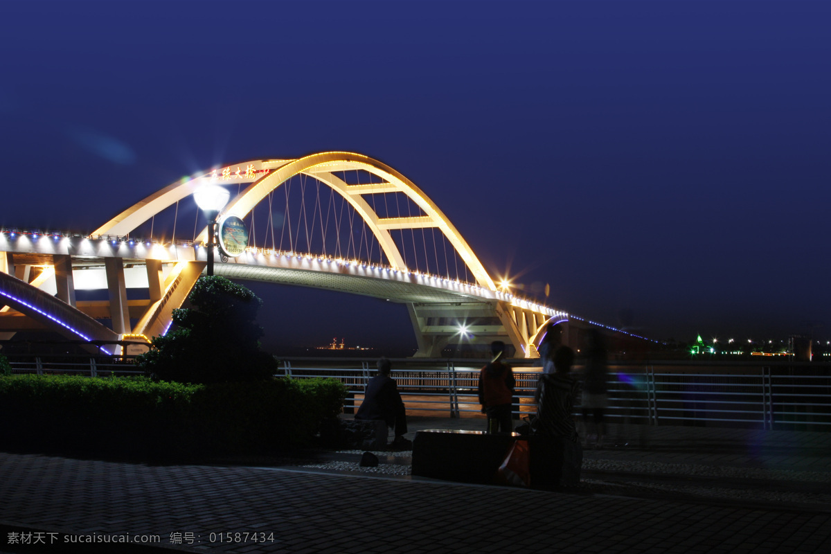 夜景 大桥 桥 霓虹灯 高速大桥 吊桥 旅游 国内旅游 旅游摄影 黑色