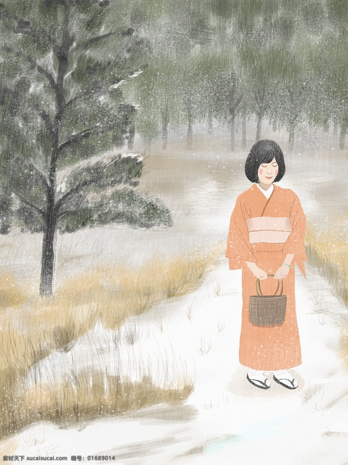 早安 你好 原创 插画 早餐 清新 唯美 配图 壁纸