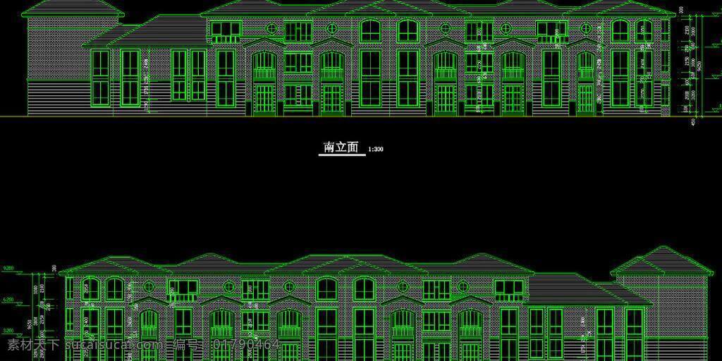 cad cad设计图 别墅 叠加 公馆 建筑设计 立面图 平面图 剖面图 施工图 联排别墅立面 dwg 图纸 装修 装饰 室内设计 独栋 联排 双拼 私宅 别业 温州泊岙山庄 高尔夫 图 施工图纸 源文件 3d模型素材 cad施工图