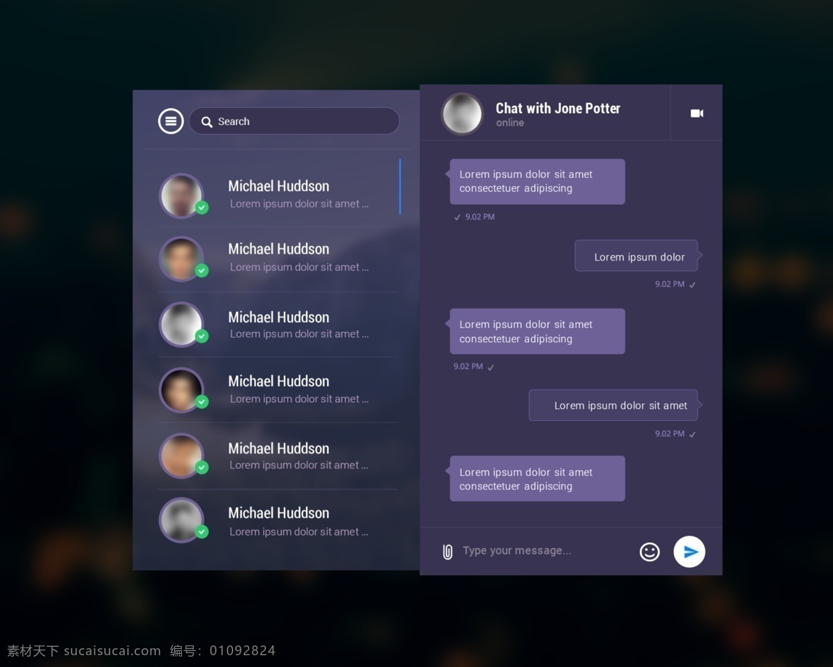 app 信息 ui 界面设计 信息ui界面 黑色