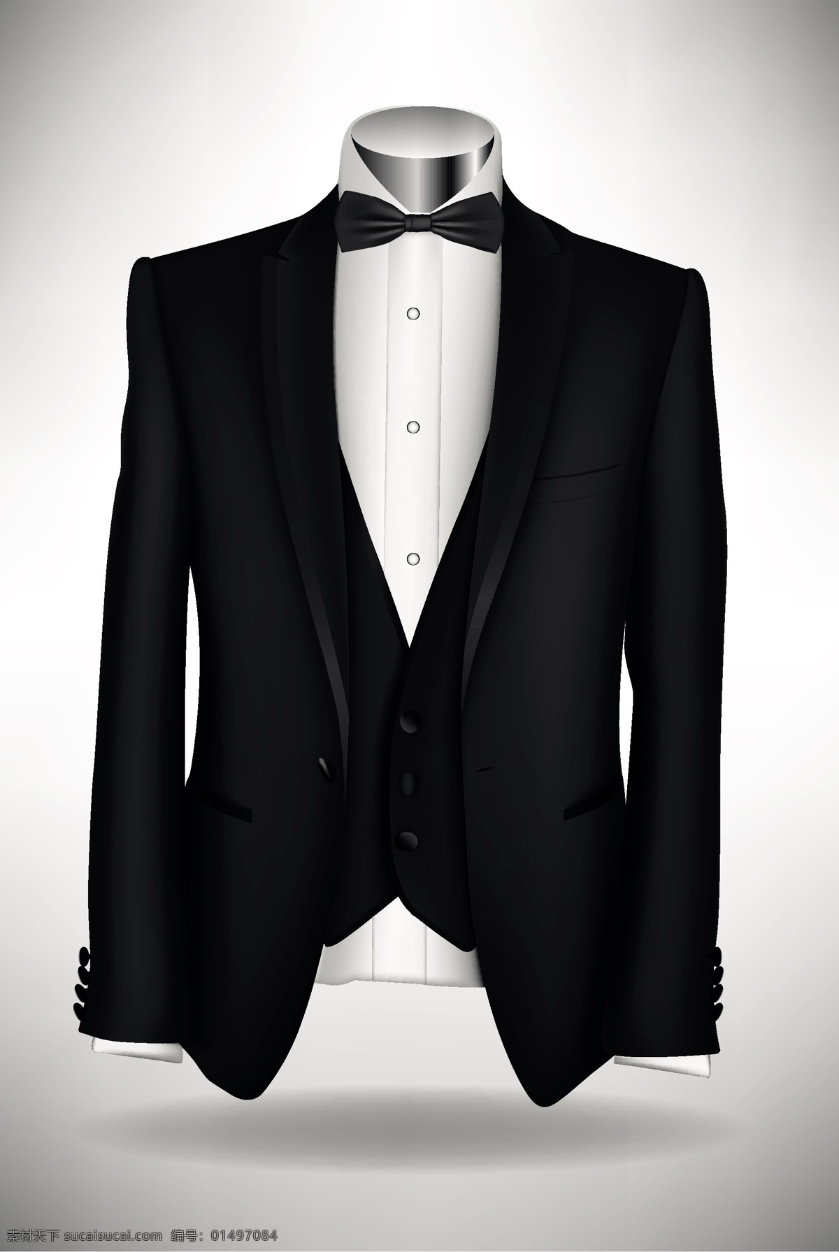 西装 西服卡片 西服 西装卡片 礼服 领带 蝴蝶结 卡片 名片 时尚 手绘 名片设计