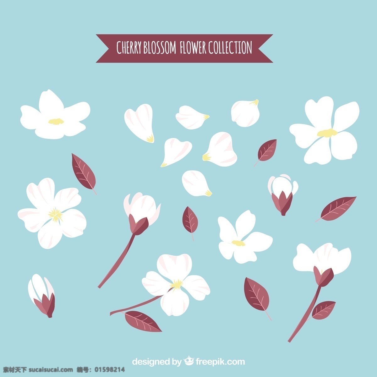 春季 白色 小花 元素 创意设计 简约 欧式 艺术 花草 花纹 花朵 白花