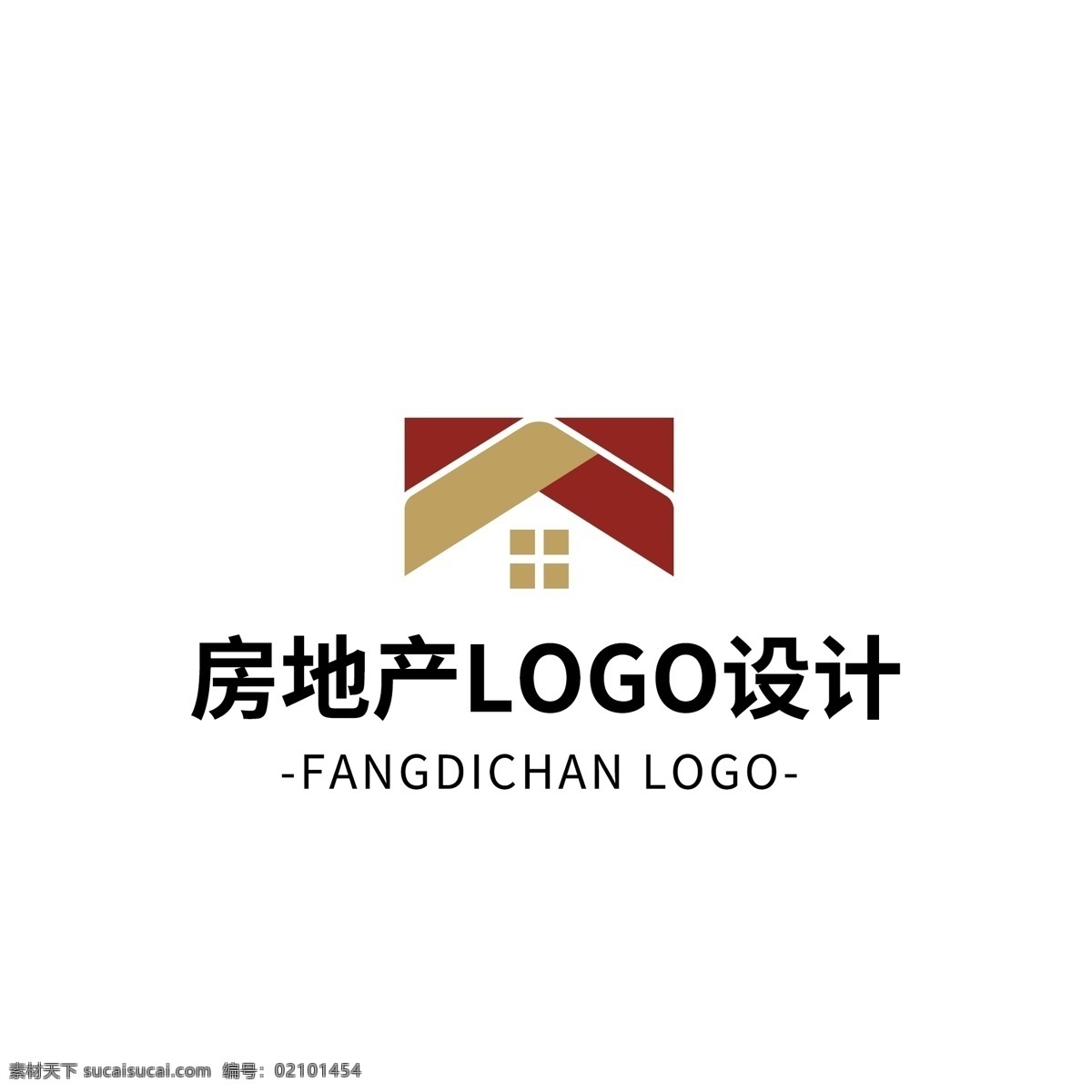 简约 大气 创意 房地产 logo 标志设计 图形 矢量 房子 建筑 红色