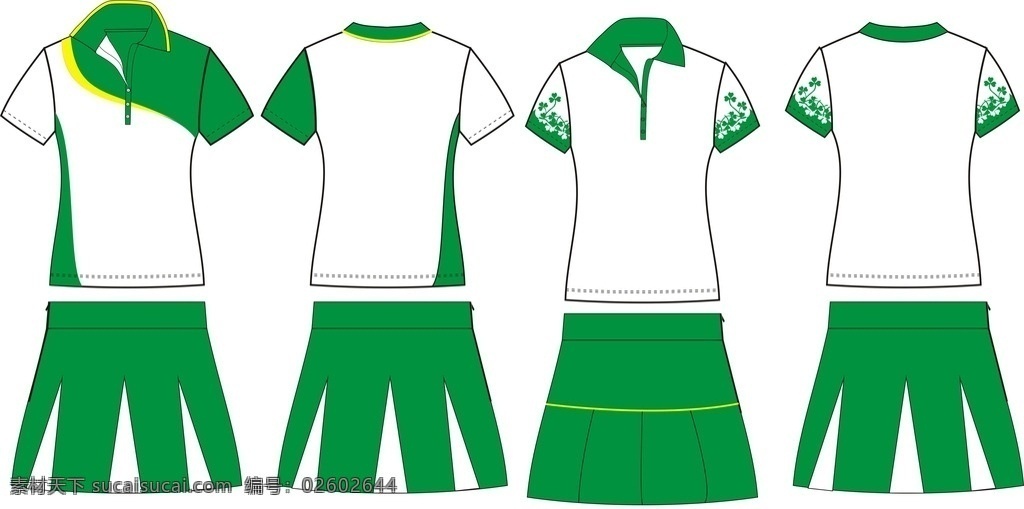促销服套装 职业服 啤酒促销增 运动服 网球运动服 套装 羽毛球服 服装设计