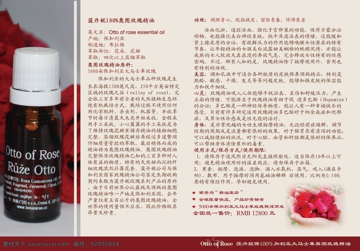 画册 封面 精油 玫瑰花 菠丹妮 布拉格 psd源文件
