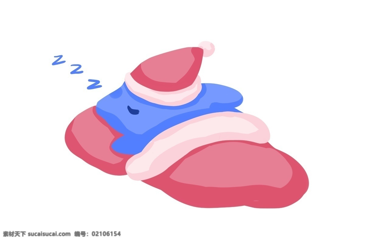 睡觉 中 小海 豚 插画 小海豚 动物