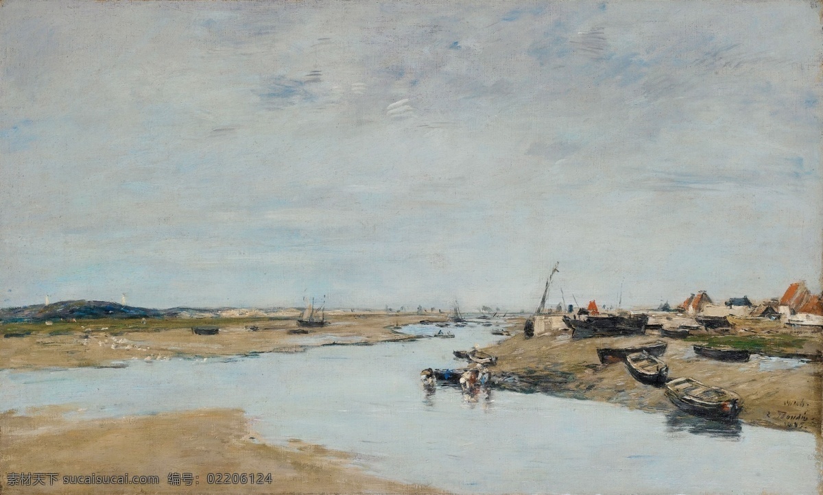 大师 画家 风景画 静物 油画 建筑 装饰画 etaples boudin eugene 人物 高清 西方 国外 现代 家居装饰素材