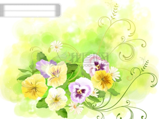 时尚 花纹 模板 psd花纹 美容背景 psd源文件