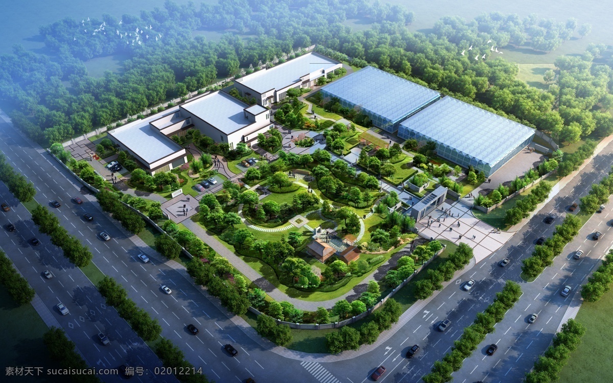 珍 身 堂 石斛 文化 产业园 园林设计 小区园林设计 建筑设计 环境设计 文化产业园 石斛产业园 设计景观 水景 绿化 瓷砖道路 阶梯落差 蓝天 中山 建筑园林 园林建筑 3d设计 3d作品