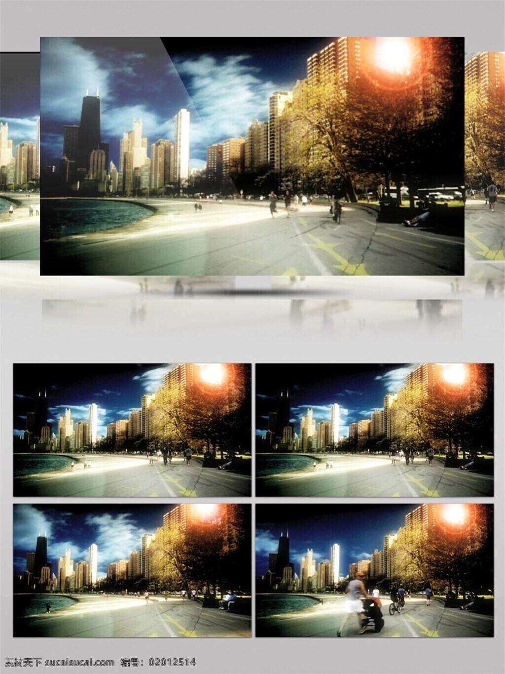 梦幻 街道 油画 高清 视频 动漫 动态视频素材 视频素材