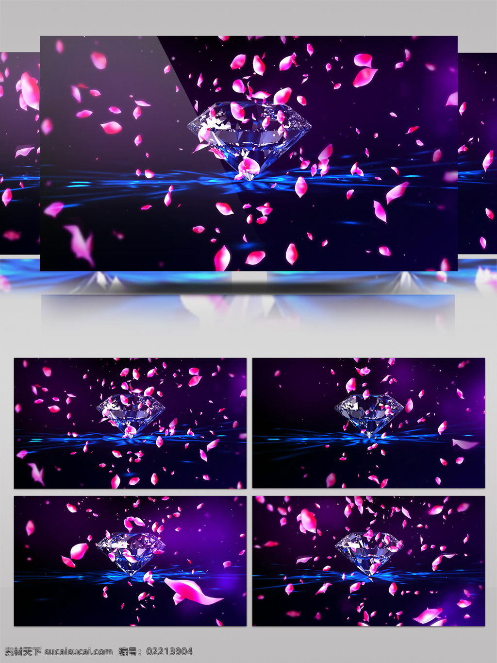 樱花 飞舞 晚会 视频 花瓣 绚丽 高清视频素材 视频素材 动态视频素材
