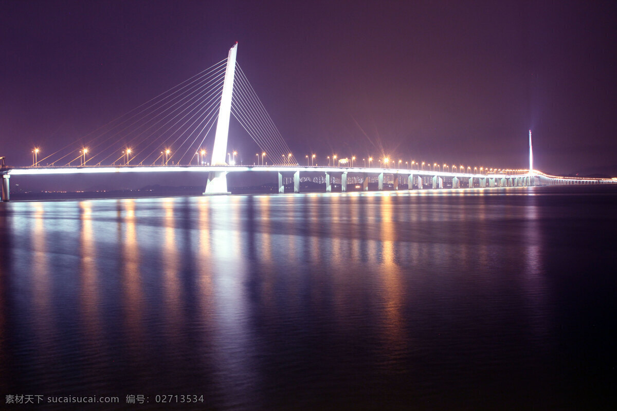 深圳湾 大桥 夜景 夜景摄影 深圳湾夜景 国内旅游 旅游摄影 黑色