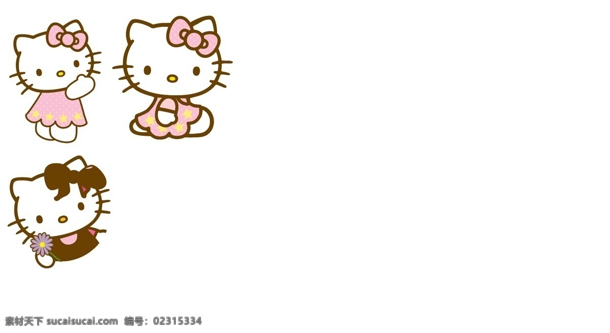 cat hello kitty kitty猫 动画人物 蝴蝶结 猫猫 其他矢量 日本动漫 动漫 猫 矢量 模板下载 动漫猫 小猫 矢量动画 印花 小动物 矢量素材 psd源文件