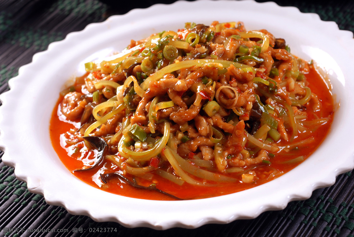 鱼香肉丝 美食 传统美食 餐饮美食 高清菜谱用图