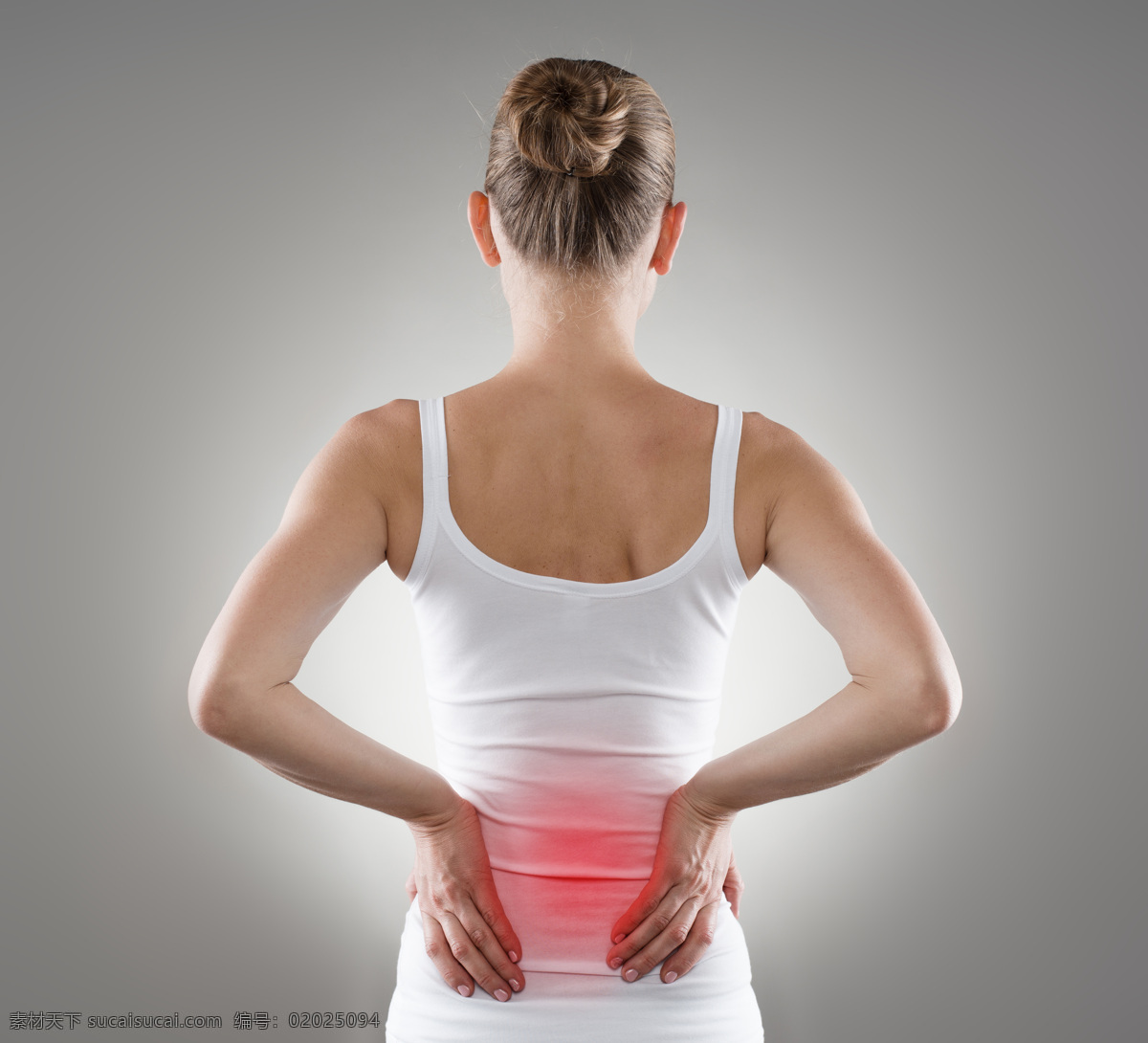 腰痛 女人 腰痛的女人 受伤 骨折 身体红肿 医疗护理 生病 生理疾病 受伤人物 美女 现代科技