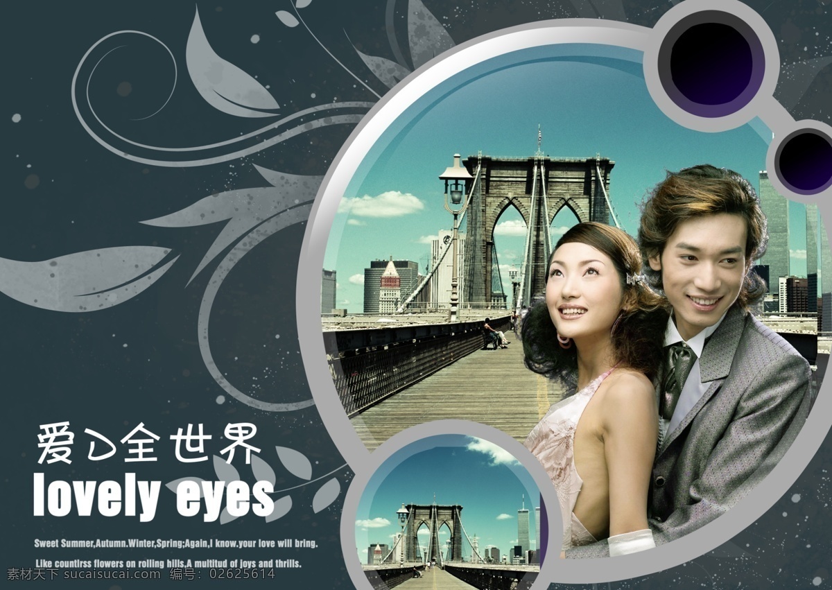 年 婚纱 模板 灰色